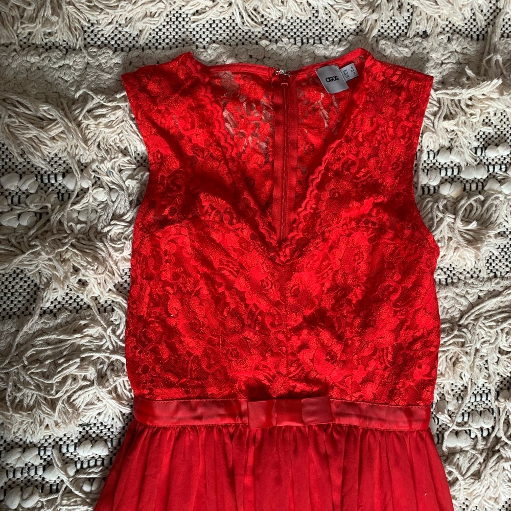 Red ASOS dress - Picture 2 of 6